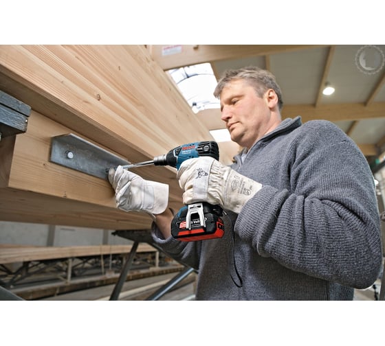 Аккумуляторный ударный гайковерт BOSCH GDS 18 V-LI 0.601.9A1.S04
