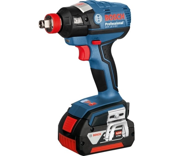 Аккумуляторный импульсный гайковерт Bosch GDX 18 V-EC Professional 0.601.9B9.107 1