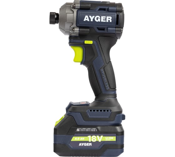 Аккумуляторный бесщеточный винтоверт AYGER ABS20BL4 1