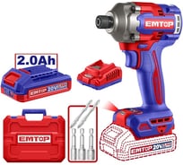 Гайковерт ударный аккумуляторный EMTOP ECIRL2028