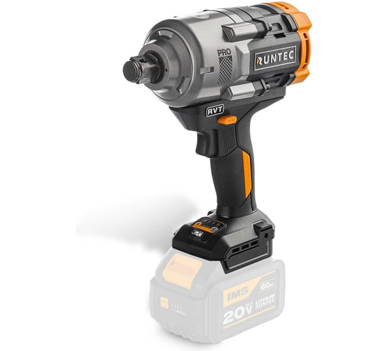 Гайковерт ударный аккумуляторный RUNTEC PRO 3/4, 20В, 1600Нм RT-IW1600W 1