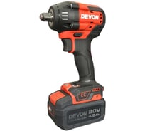 Аккумуляторный гайковерт DEVON без аккумулятора и зарядного устройства 5765-Li-20