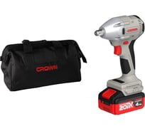 Гайковерт ударный Crown аккумуляторный BL CT22046HX-4S TB