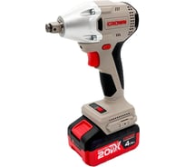 Гайковерт ударный Crown аккумуляторный BL CT22046HX-4S TB