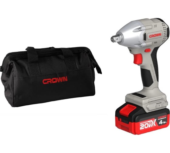 Гайковерт ударный Crown аккумуляторный BL CT22046HX-4S TB 1