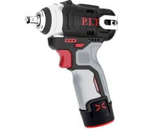 Гайковерт аккумуляторный бесщеточный P.I.T. IMPACT 12В, 120Нм, 3ск, кв. 3/8, 2 акб 2Ач, ЗУ PIW12K-120A/2