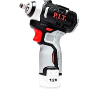 Гайковерт P.I.T. IMPACT аккумуляторный бесщеточный SOLO 12В, 120Нм, 3ск, квадр 3/8, 0-3400 уд PIW12K-120A