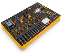 Набор с аккумуляторным гайковертом RUNTEC ударными головками и аксессуарами 1/2, 8-32 мм, CrMo в ложементе EVA, 39 пр. RT-IWIS1E39F