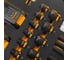 Набор с аккумуляторным гайковертом RUNTEC ударными головками и аксессуарами 1/2, 8-32 мм, CrMo в ложементе EVA, 39 пр. RT-IWIS1E39F 7