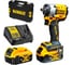 Аккумуляторный гайковерт Dewalt DCF922P2T, 18 В, 610 Нм, 3550 уд/мин, с 2 АКБ 5 Ач и ЗУ, в кейсе TSTAK DCF922P2T-QW 2