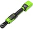 Гайковерт-трещотка аккумуляторная GreenWorks GD24RW, 24V,б/щет,0-250об/мин, 1/2, 80Нм, 70 мм,1x2Ач,ЗУ, сумка, коробка 3804007VUA 5