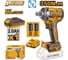 Аккумуляторный ударный гайковерт INGCO 350 Нм, 1/2, 20В б/щ INDUSTRIAL CIWLI20351 2