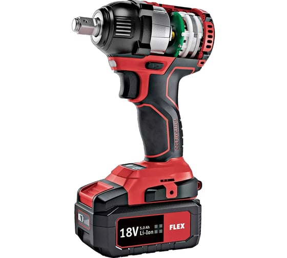 Ударный гайковерт FLEX IW 1/2" 18.0-EC/5.0 Set 504912
