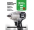 Гайковерт ударный аккумуляторный Rockforce 1/2' (20V 4.0AH LI-ION, 800Нм) RF-PLIL-608(66402) 5