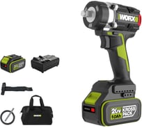 Аккумуляторный ударный гайковерт WORX Professional WU270.3