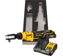 Аккумуляторный угловой гайковерт Dewalt DCF503L1G, 12 В, 81.3 Нм, 250 об/мин, с АКБ 3 Ач и ЗУ, в чехле DCF503L1G-QW