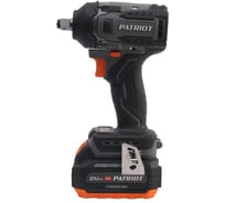 Гайковерт ударный аккумуляторный PATRIOT BR 555UES 1/2, 21В, 4.0Ач Li-ion, 2700об\мин, 3900уд\мин, 800Нм, 2 АКБ и ЗУ в комплекте, кейс 180301545