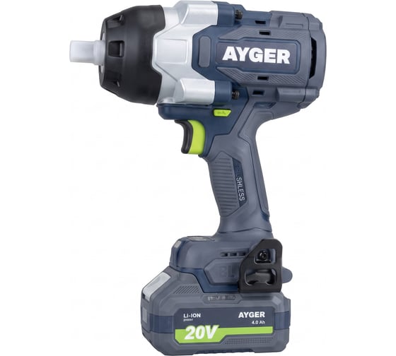 Гайковерт аккумуляторный бесщеточный AYGER APW20/1800