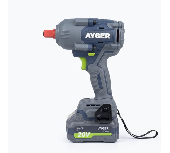 Гайковерт аккумуляторный бесщеточный AYGER APW20/950