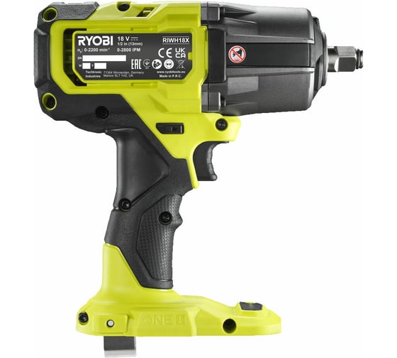 Бесщеточный ударный гайковерт Ryobi ONE+ HP RIWH18X-0 5133005392