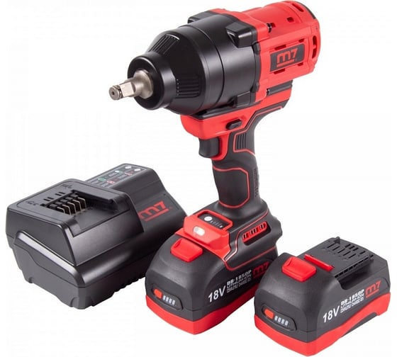 Аккумуляторный ударный гайковерт MIGHTY SEVEN 1/2", 1700 Нм, кейс, 18 В DW-402A