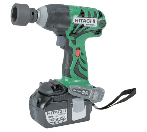 Аккумуляторный ударный гайковерт Hitachi WR18DL
