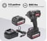 Ударный аккумуляторный бесщеточный гайковерт THORVIK BBIW12890 1/2DR, 21В, 890 Нм 053652 5