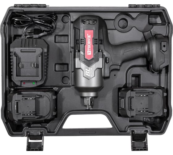 Ударный аккумуляторный бесщеточный гайковерт THORVIK BBIW341700 3/4DR, 21В, 1700 Нм 053654