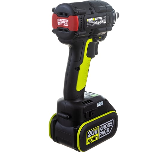 Аккумуляторный ударный гайковерт WORX Professional WU279.1