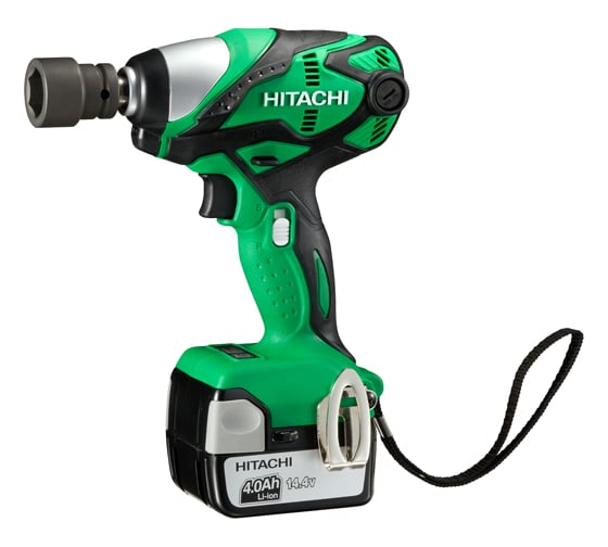 Аккумуляторный ударный гайковерт Hitachi WR14DSDL