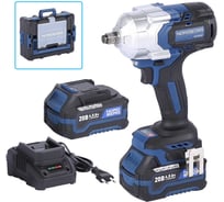 Аккумуляторный гайковерт NORDBERG 1/2", 21В, 1000 Нм с двумя 4A акк. и зар. уст-вом 1,8A, в кейсе NE808K