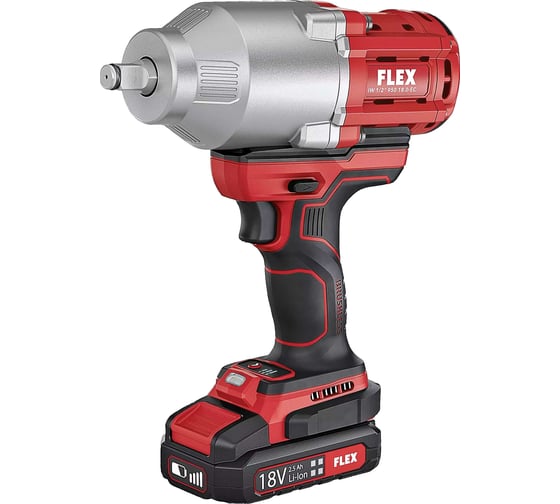 Аккумуляторный ударный гайковерт FLEX IW 1/2 950 18.0-EC C 530189