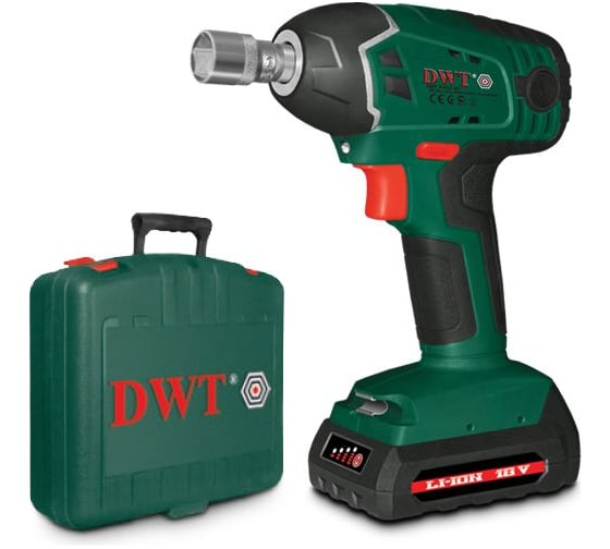 Аккумуляторный гайковерт DWT ABW-18 Sli BMC 86078