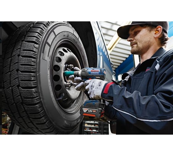 Аккумуляторный ударный гайковерт Bosch GDS 18 V-EC 250 Professional Solo 0.601.9D8.102