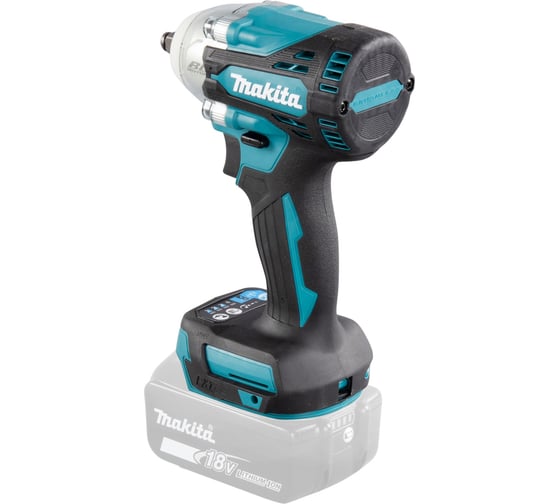 Аккумуляторный ударный гайковерт Makita бесщеточный, 18 В, Li-ion, BL-мотор, 0-3200 об\мин, 0-4000 уд\мин, 300 Нм, 4 скорости, 3\8", подсветка, М10-М20, б/акк и ЗУ DTW302Z