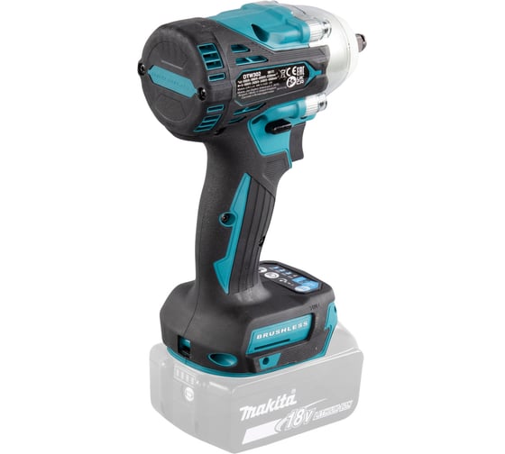 Аккумуляторный ударный гайковерт Makita бесщеточный, 18 В, Li-ion, BL-мотор, 0-3200 об\мин, 0-4000 уд\мин, 300 Нм, 4 скорости, 3\8", подсветка, М10-М20, б/акк и ЗУ DTW302Z