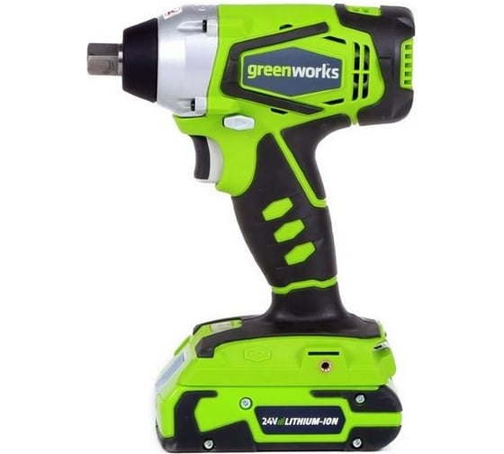 Аккумуляторный ударный гайковерт Greenworks G24IW