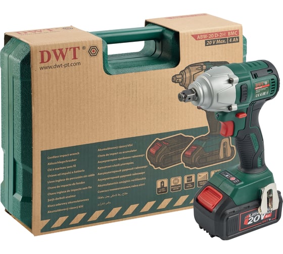 Ударный аккумуляторный гайковерт DWT abw 20 d-2h bmc 5.2.57