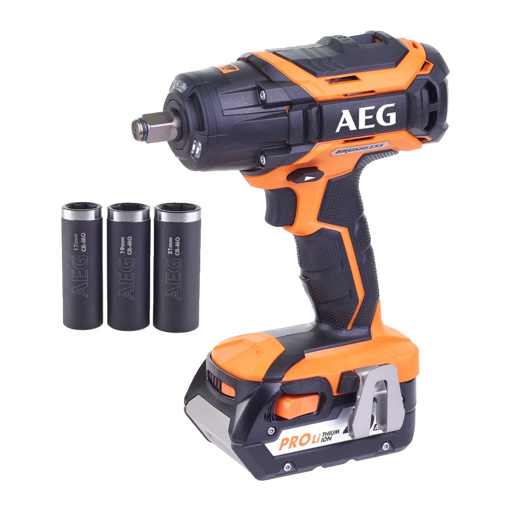 Бесщеточный аккумуляторный импульсный гайковерт AEG BSS18C12ZBL LI