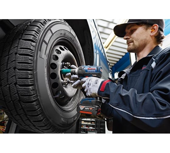 Аккумуляторный ударный гайковерт Bosch GDS 18 V-EC 250 0.601.9D8.104