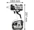 Аккумуляторный ударный гайковерт Bosch GDS 18 V-EC 250 0.601.9D8.104 2