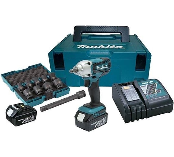 Аккумуляторный гайковерт Makita DTW190JX3 1