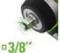 Гайковерт ударный аккумуляторный GreenWorks Арт.G24IW200, 24 В, 200 Нм, бесщеточный, без АКБ и ЗУ 3803607 8