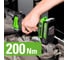 Гайковерт ударный аккумуляторный GreenWorks Арт.G24IW200, 24 В, 200 Нм, бесщеточный, без АКБ и ЗУ 3803607 10