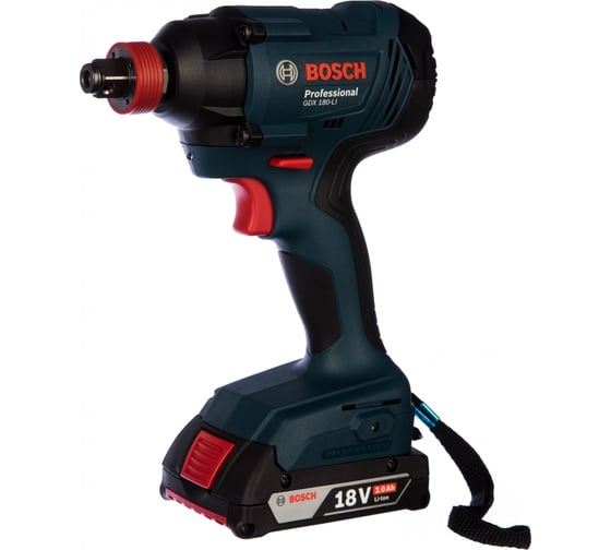 Аккумуляторный ударный гайковерт Bosch GDX 180-LI + многофункциональный инструмент Swiss Peak 0.615.990.K9W
