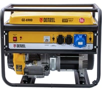 Бензиновый генератор DENZEL GE 6900 5,5 кВт, 220В 50Гц, 25 л, ручной старт 94637
