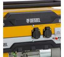 Бензиновый генератор DENZEL PS 25, 2,5 кВт, 230В, 15л, ручной стартер 946814