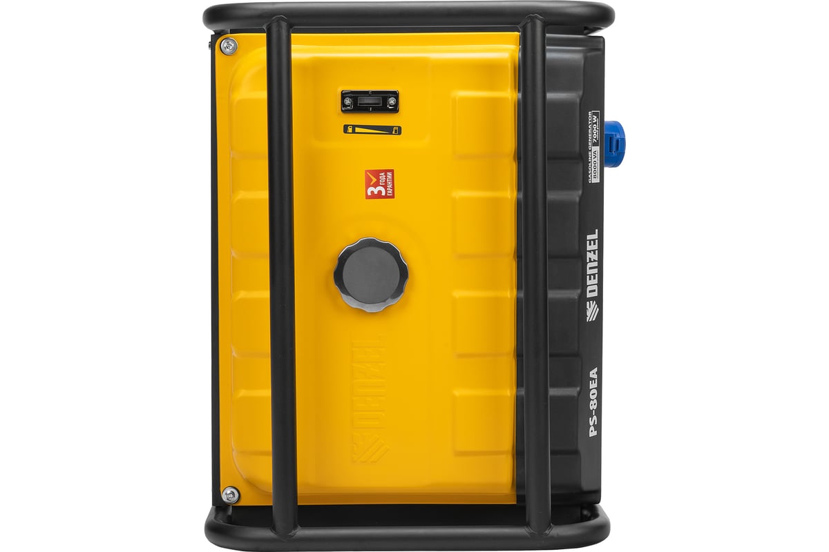 Бензиновый генератор DENZEL PS 80 EA, 8,0 кВт, 230В, 25л 946924 ...
