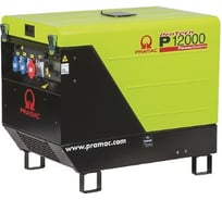 Электрогенераторная установка, бензиновая, трехфазная, напряжение 400/230В Pramac P12000+CONN+DPP PF123THBY04