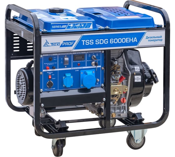 Дизель генератор ТСС SDG 6000EHA 077014